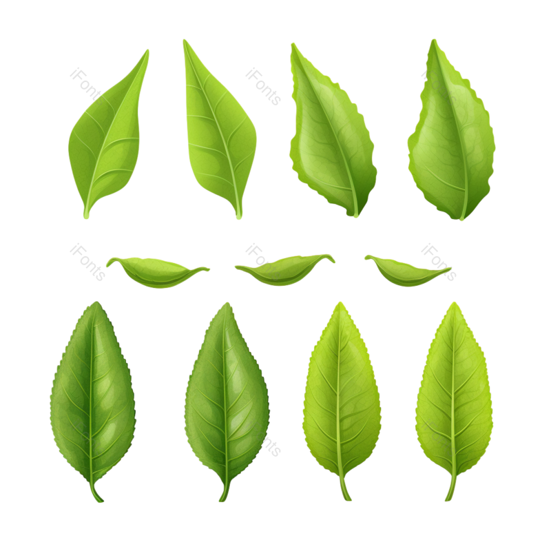 叶子图片,装饰元素,纹理PNG,夏天免抠素材